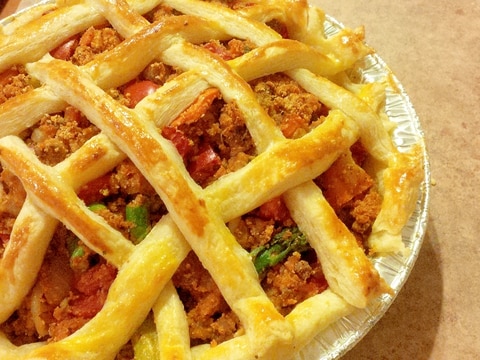 野菜たっぷり! ミートパイwith手作りパイ生地